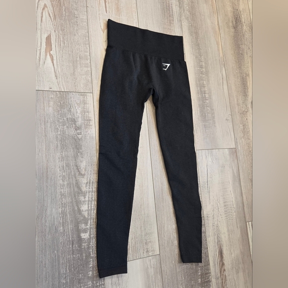 Gymshark Vital Seamless Charcoal High-Waisted Leggings - Picture 13 of 15
